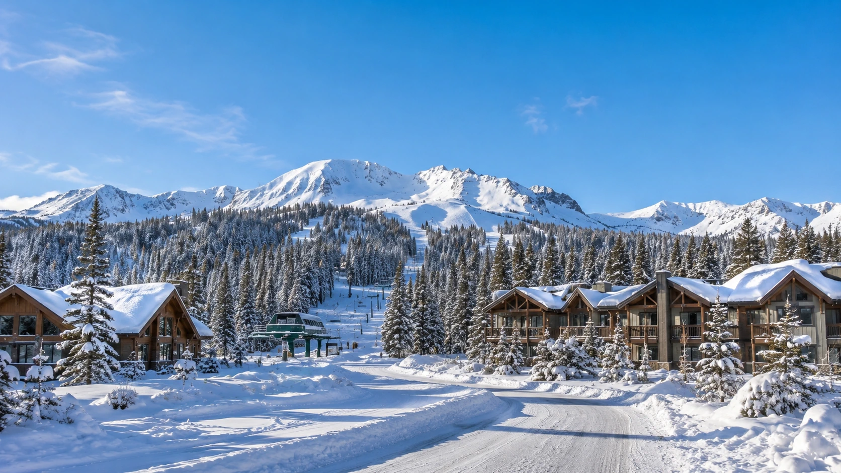 mammoth-lakes-ski-rentals Mammoth Lakes ski rentals near snow-covered mountain lodging